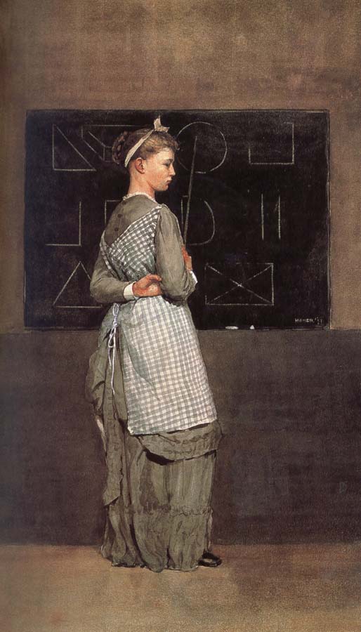 Winslow Homer Blackboard